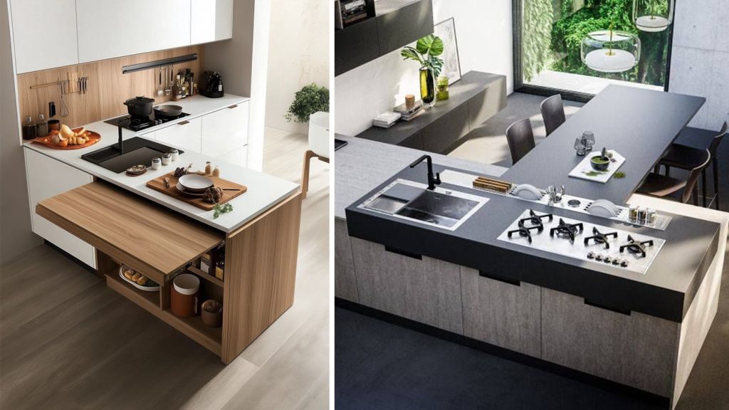 Multi-Functional Kitchen Islands
