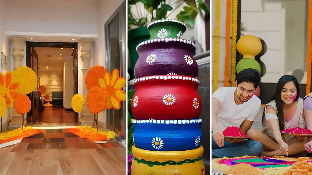 Entrance Holi Home Decoration Ideas