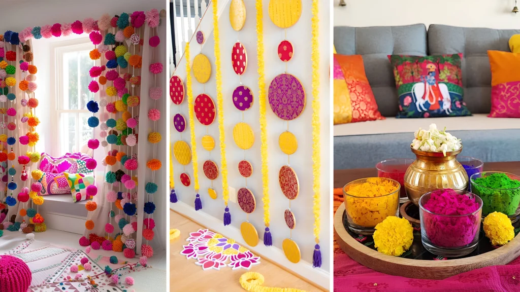 Vibrant Living Room in Holi
