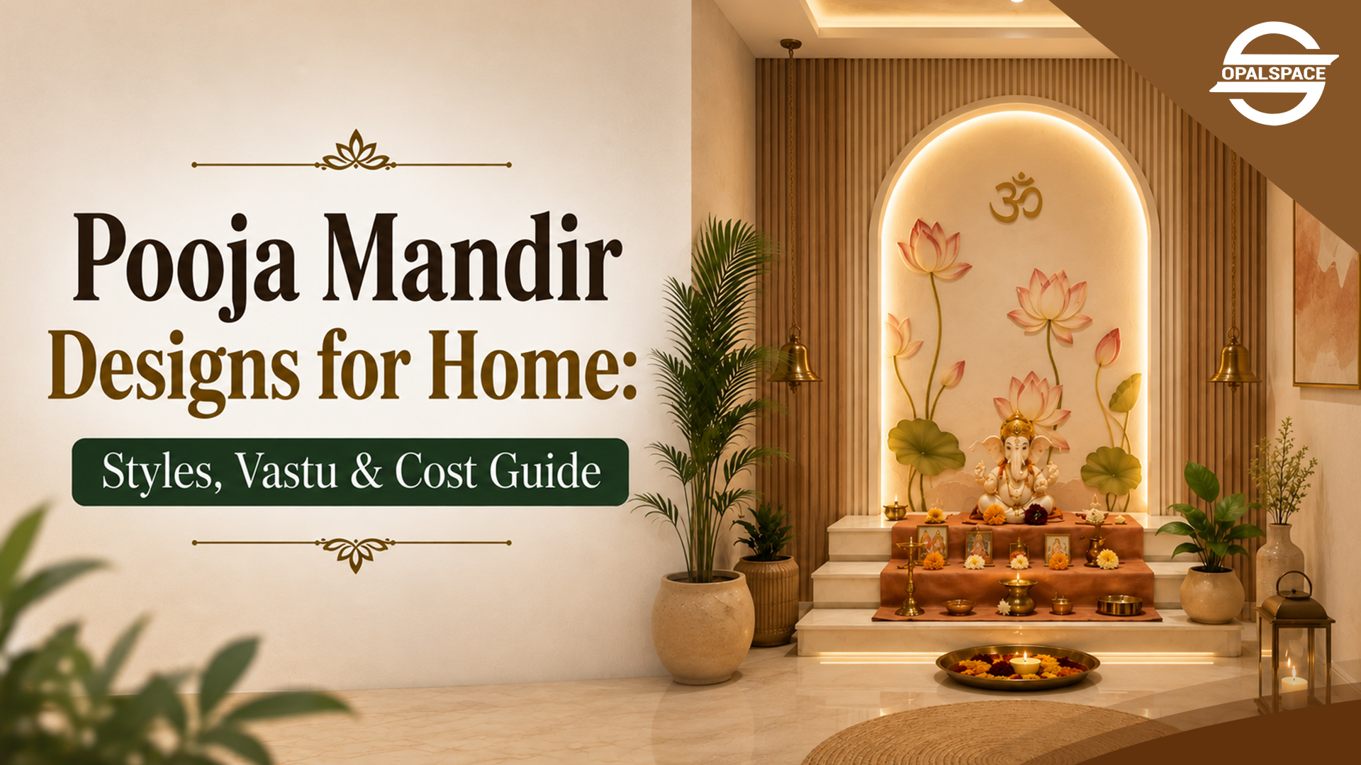latest pooja mandir design for indian homes