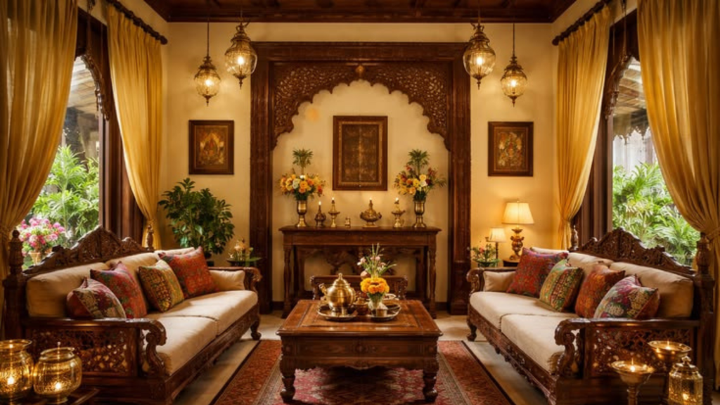 traditional interior design for indian homes