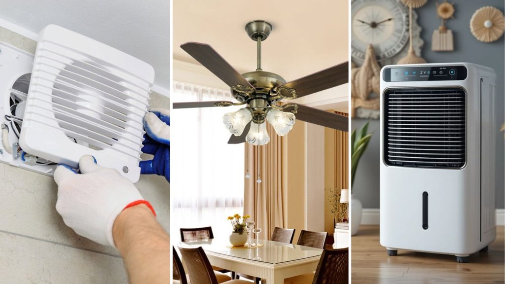 Fans, Exhaust, and Air Cooler Cleaning for Diwali Festival