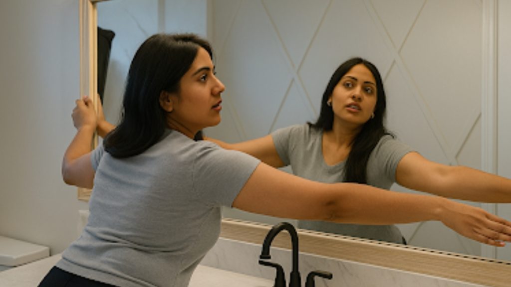 Wall-Mounted Bathroom Mirror Fixing