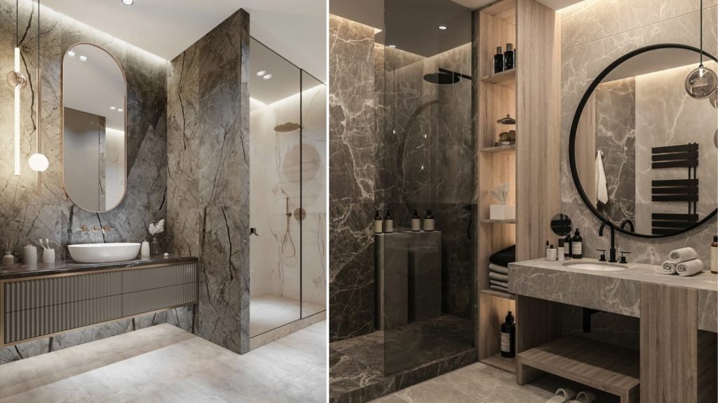 Stylish Multiple Mirror Designs for Modern Bathrooms