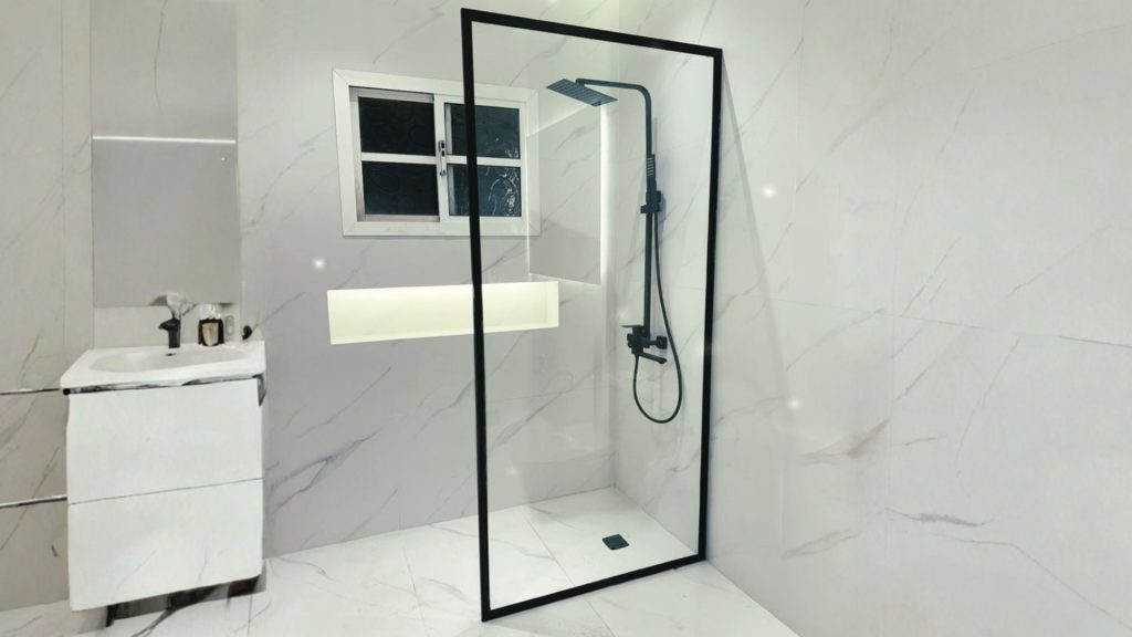 bathroom glass partition design for indian homes