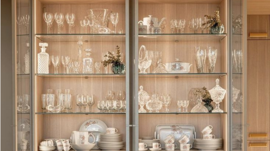 Glass Crockery Unit