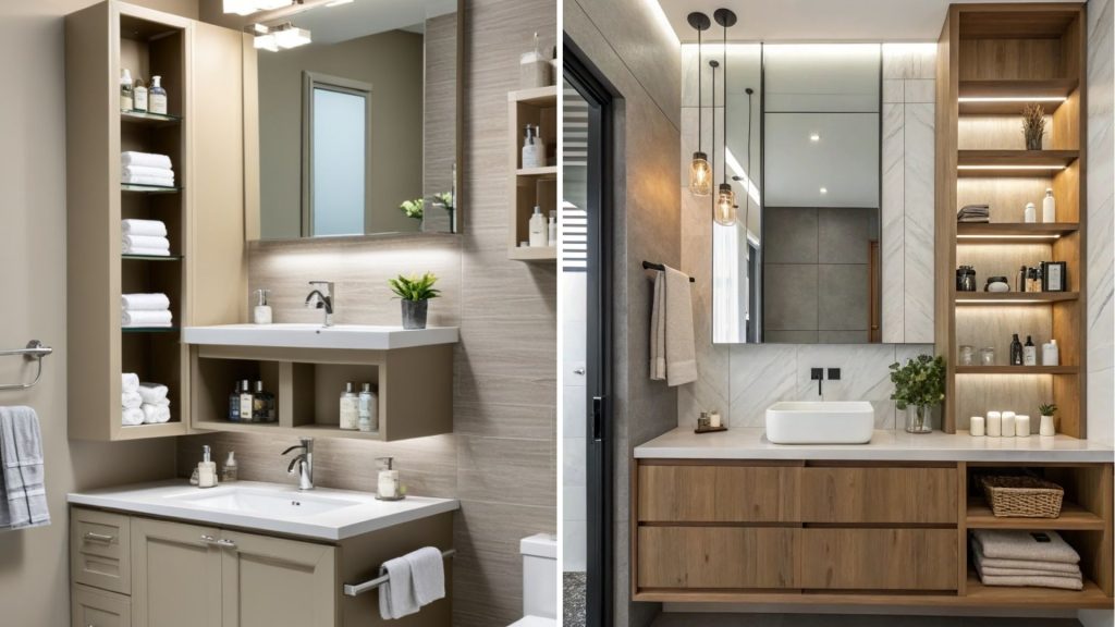 Wall-mounted Bathroom Cabinet Design