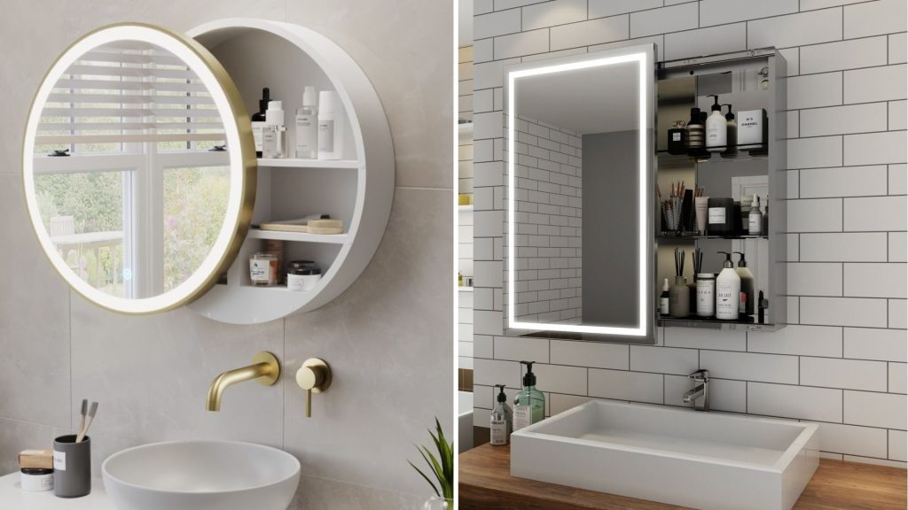 Bathroom Mirror Cabinet with Lights