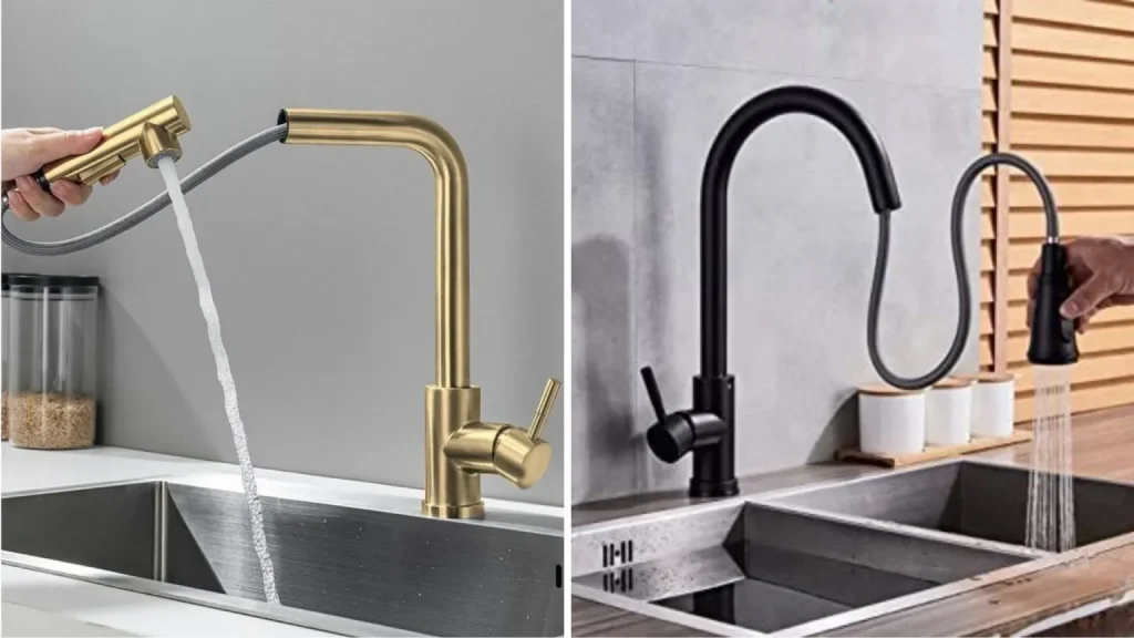 Pull-Out Kitchen Sink Tap