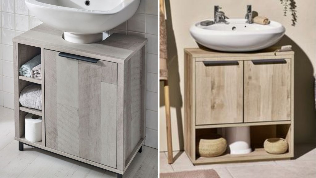 Under Sink Bathroom Cabinet Design