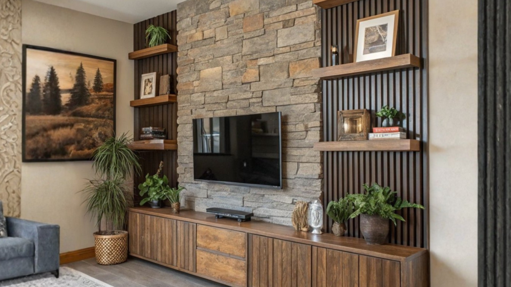 Mixed Material TV Units