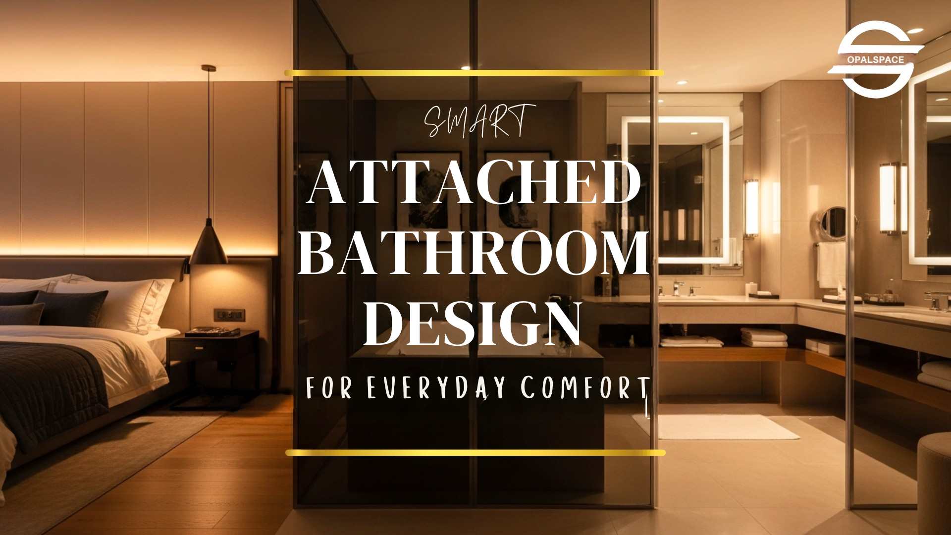 Luxurious Attached Bathroom Design