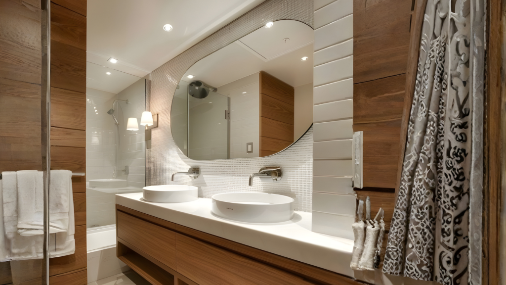 Bathroom Mirror Placement