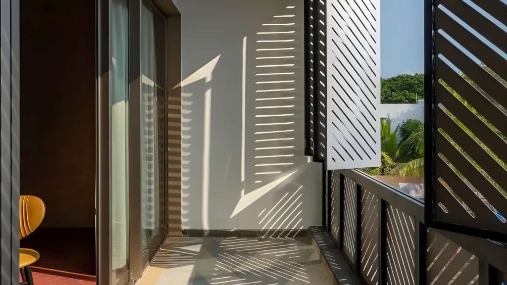 Modern Balcony Safety Grill Design