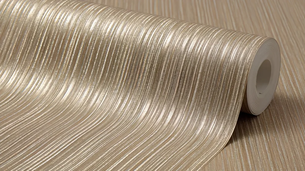 Metallic foil 3D Wallpaper