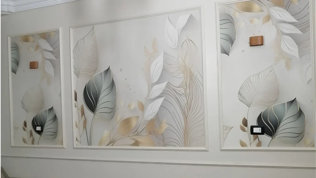 Silk finish 3D Wallpaper