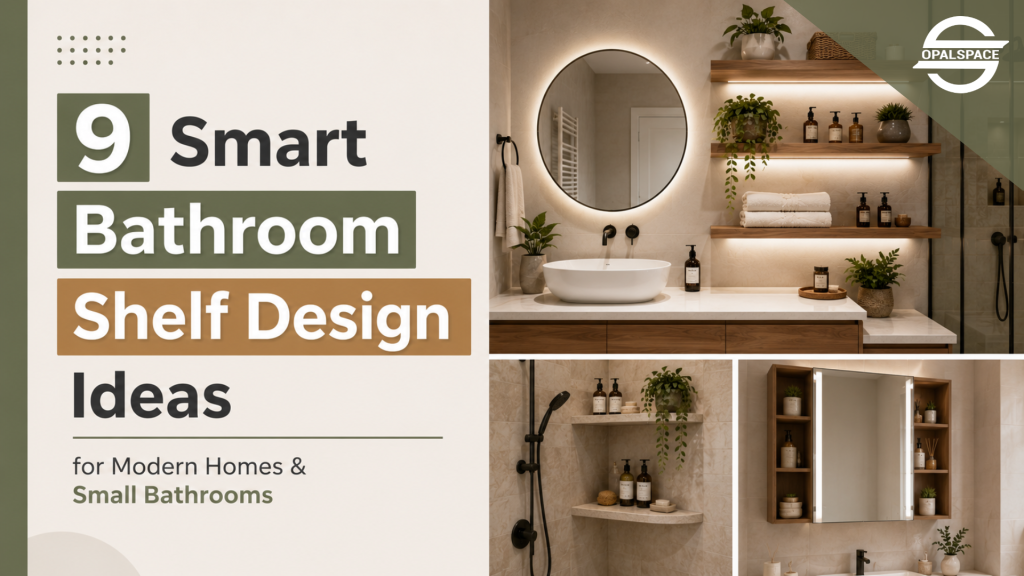 Smart Bathroom Shelf Design Ideas