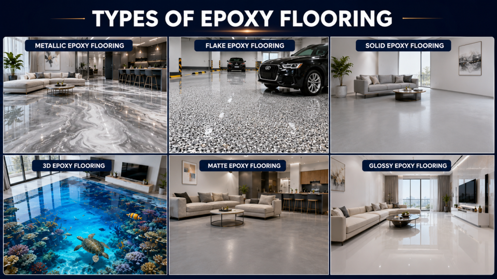 Types of Epoxy Flooring