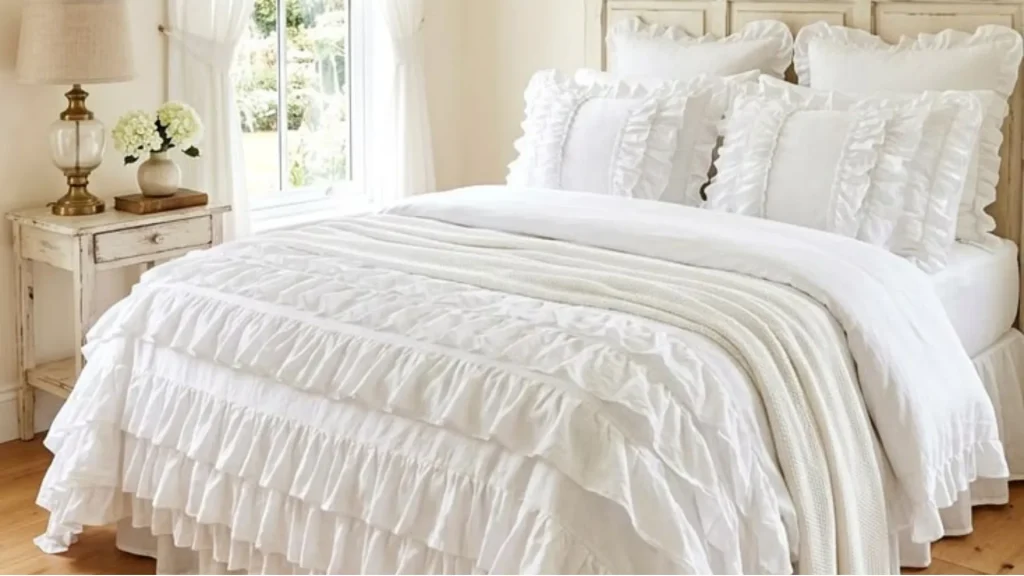 Frills and Ruffles use as bedsheet