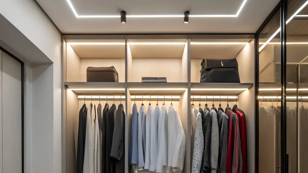 Lighting for a Walk-in Wardrobe