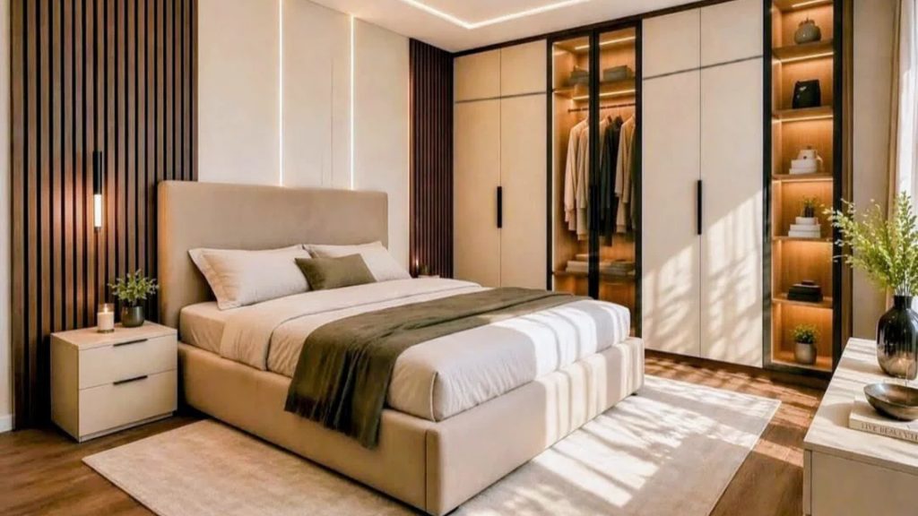 master bedroom wardrobe cost by material choice