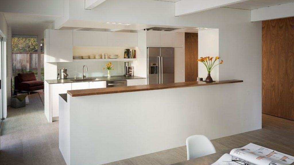 Half-Wall Open Kitchen