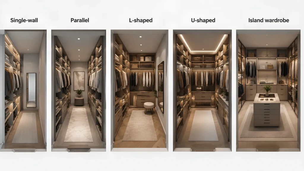 walk-in wardrobe design ideas