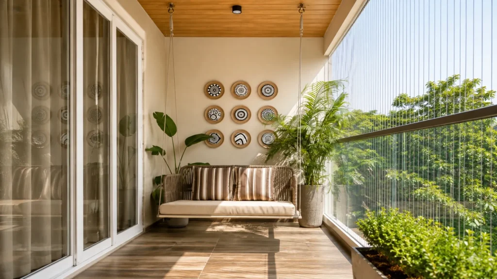 Balcony Design for 3BHK House
