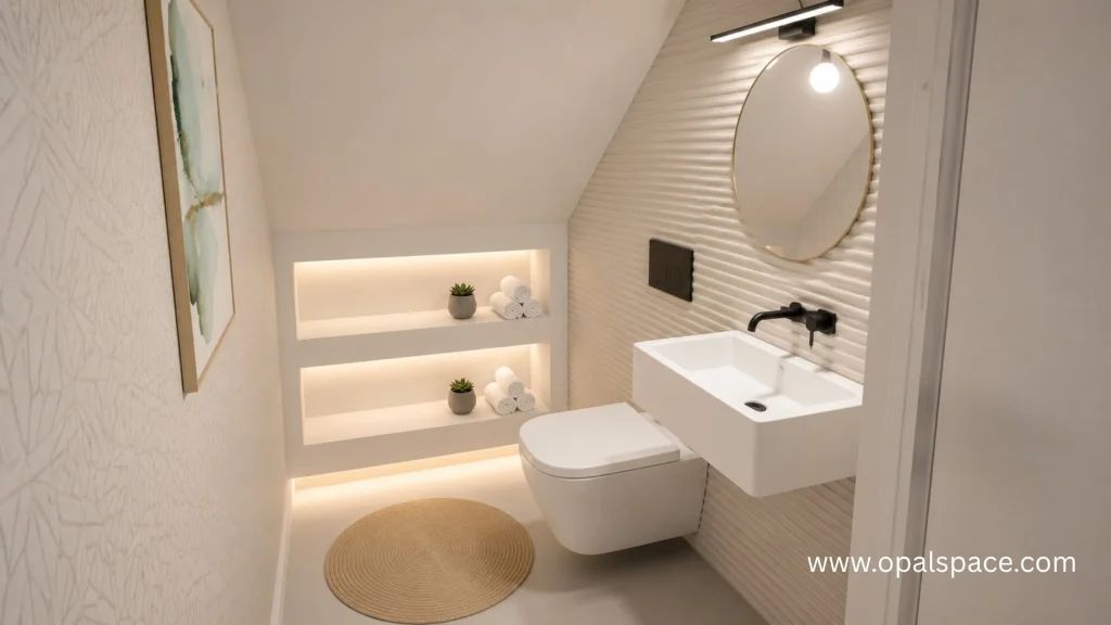 Bathroom Layouts Under Staircase