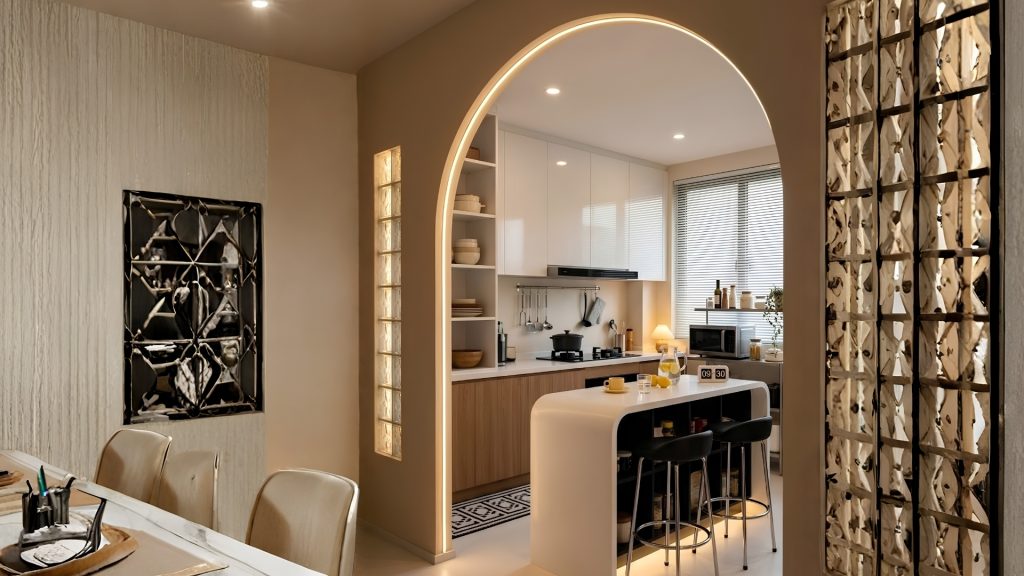 latest kitchen entrance arch design