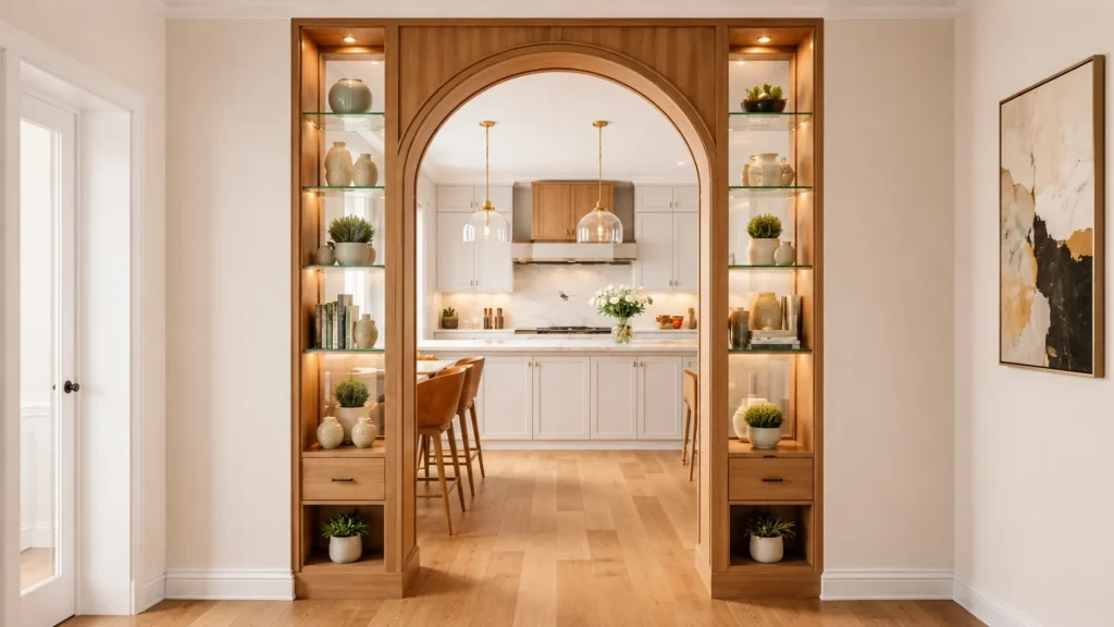 Kitchen Entrance Arch Design