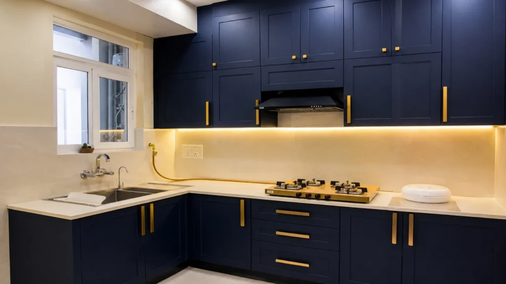 Modular Kitchen in a 3BHK Flat