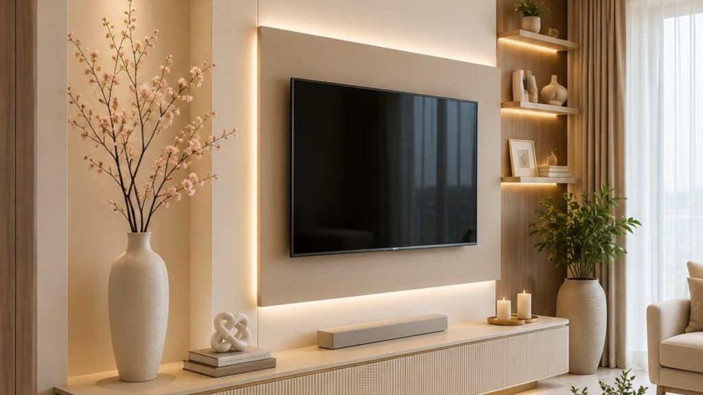 simple tv panel design in greater noida
