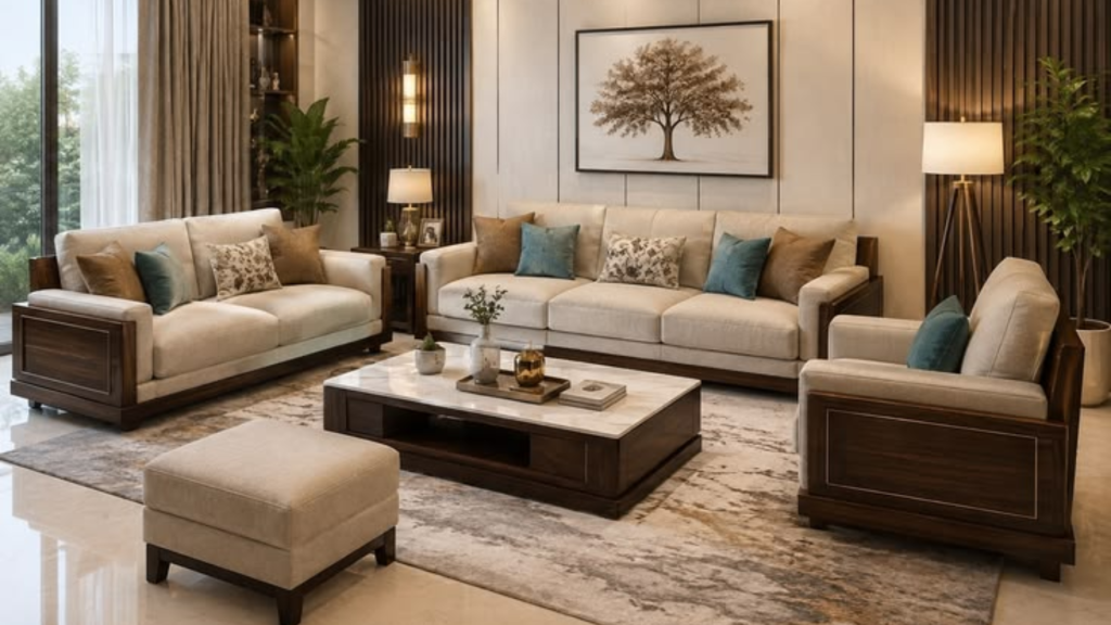 sofa seating design in living room