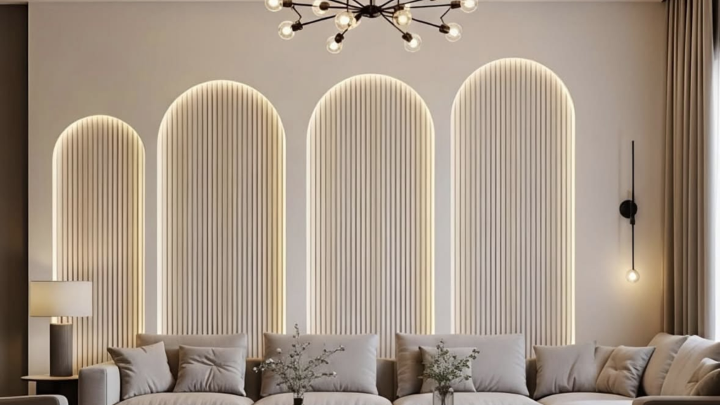 living room wall panel design for in indian homes