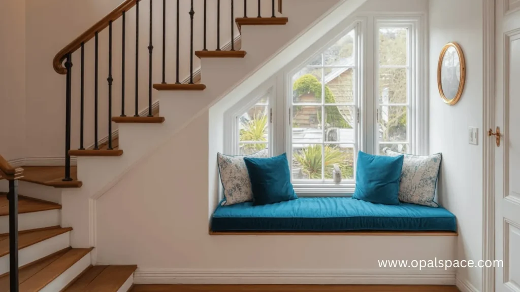 Stair Windows with a window seat
