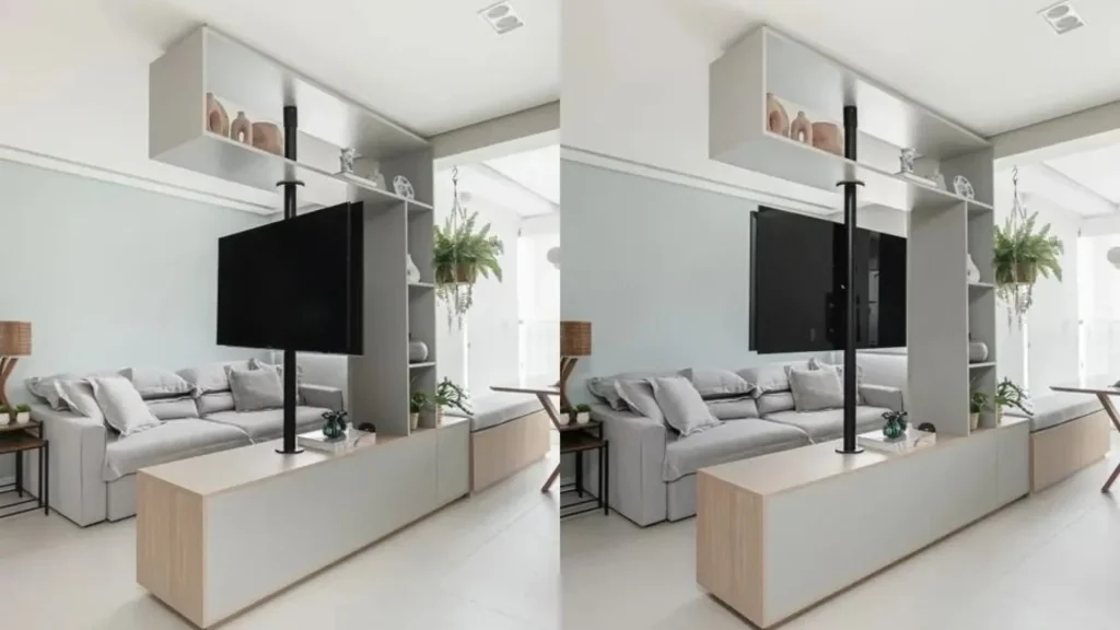 180° Rotating TV Stand