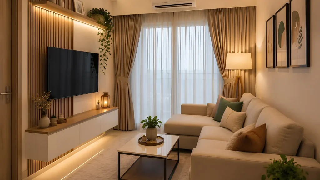 2BHK living room