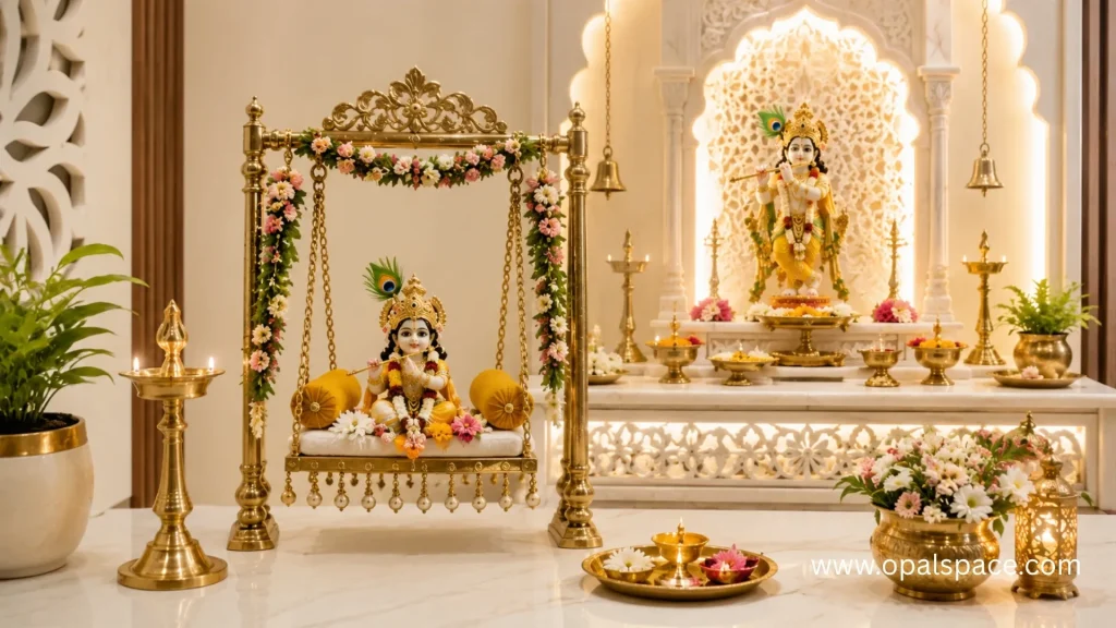 Add a Krishna Jhula for Janmashtami Decoration