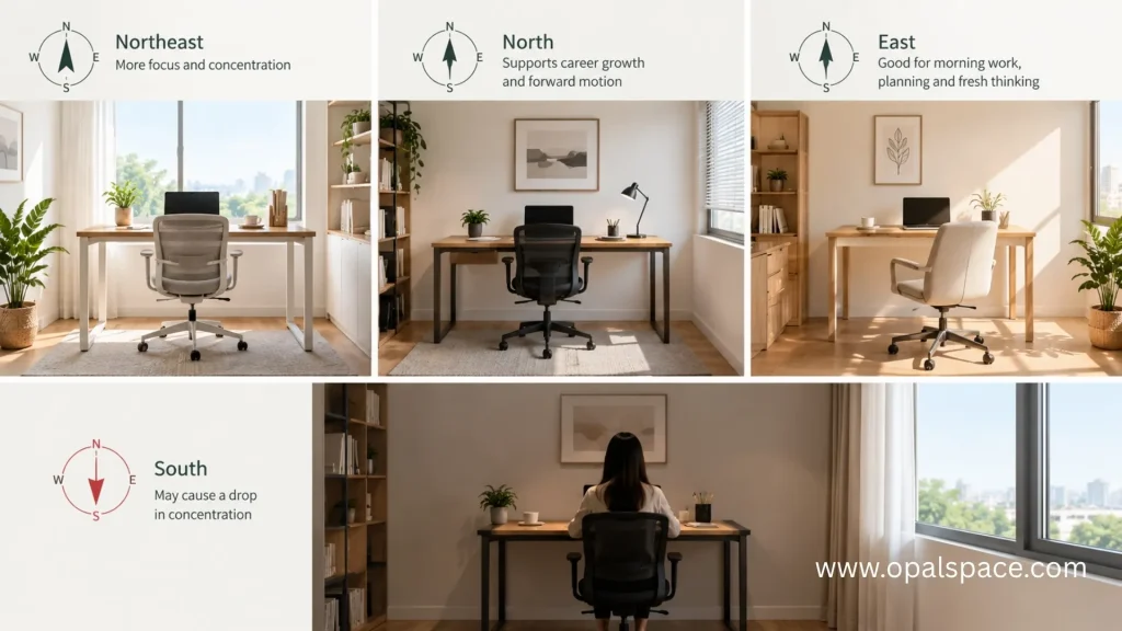 Which Direction Should You Face While Working?