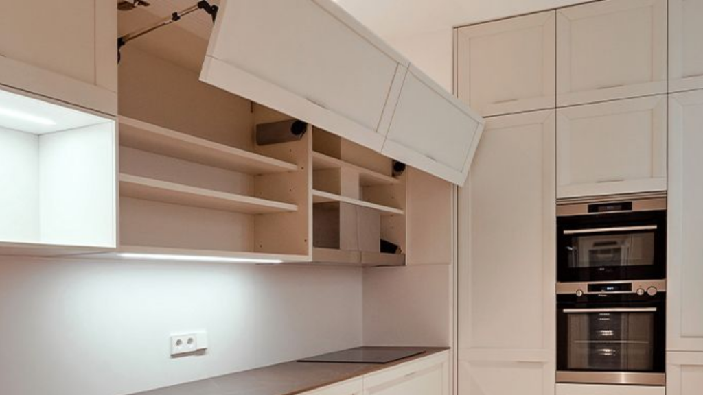 flap-up kitchen shutters