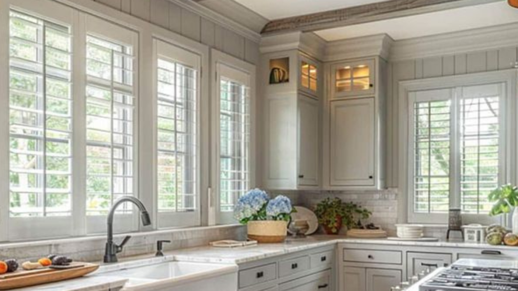 hinge and swing kitchen shutter