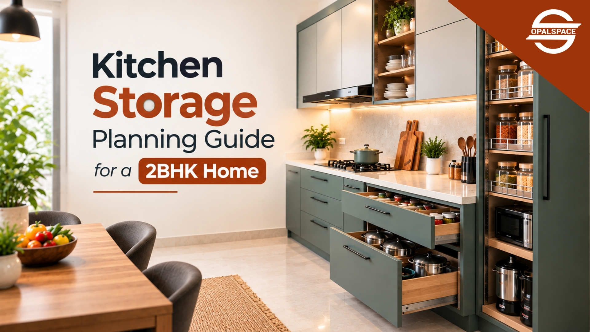 Kitchen Storage Ideas for 2BHK