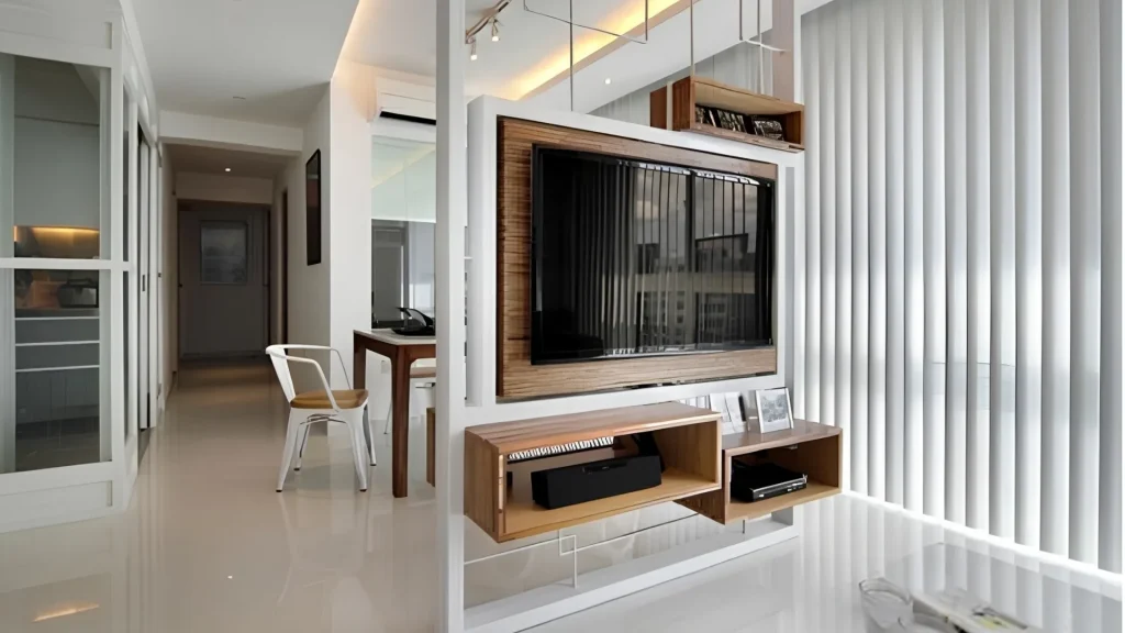 Rotating TV Stand with a Full TV Unit