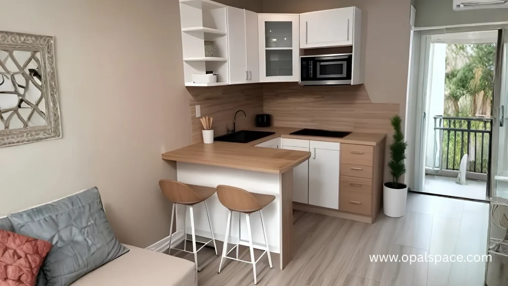 U-Shaped Kitchenette
