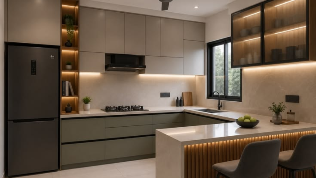 open modular kitchen interior design
