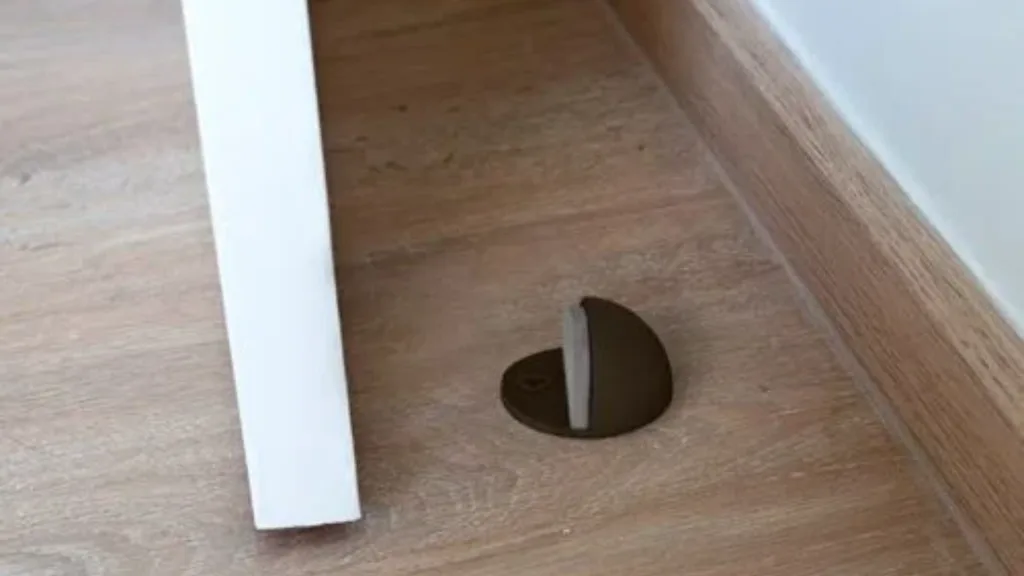 concealed door stopper for homes