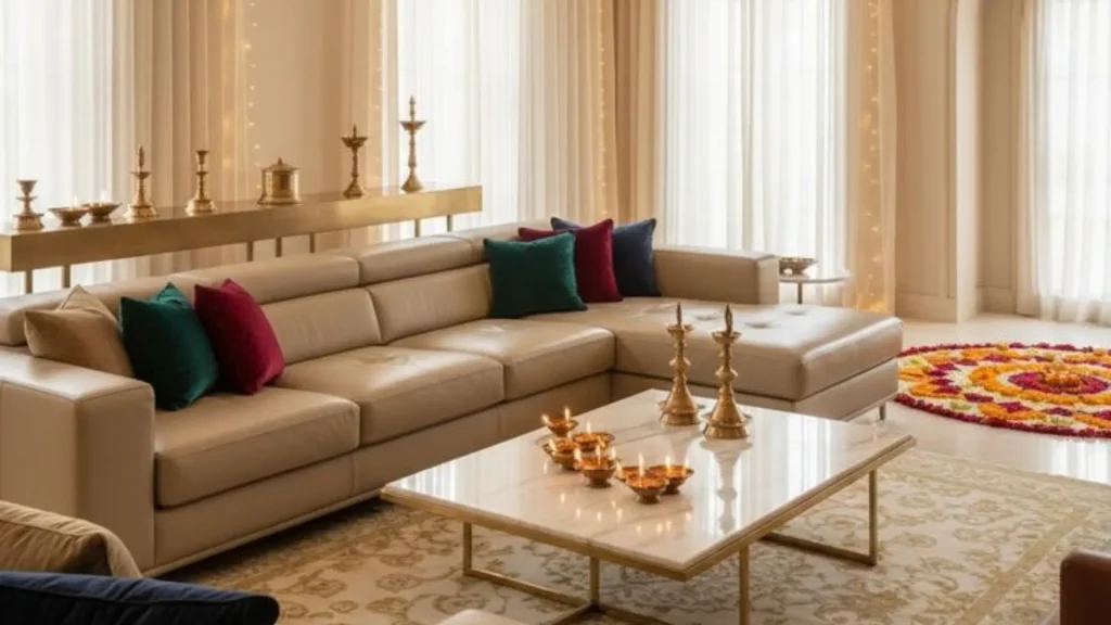 Diwali Lighting for the Living Room