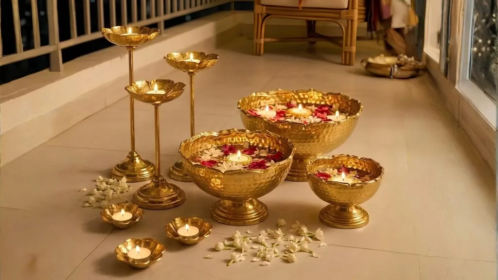 Tall Floor‑Standing Diyas for Diwali