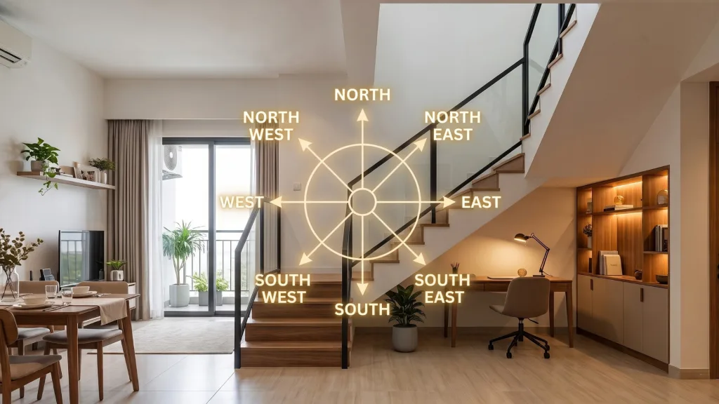 staircase direction as per Vastu